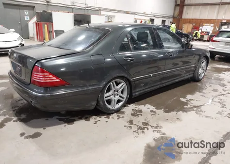 2001 Mercedes-Benz S 500 из США, поврежденный, VIN WDBNG75J21A137334